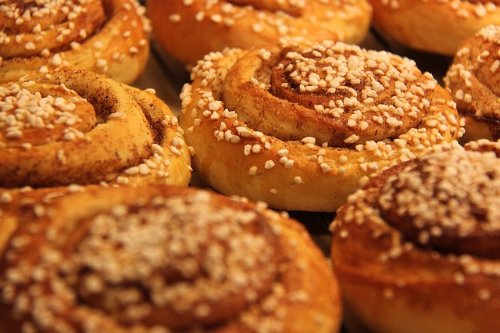 Kanelbullar. Kanelbullens dag 4:e oktober.